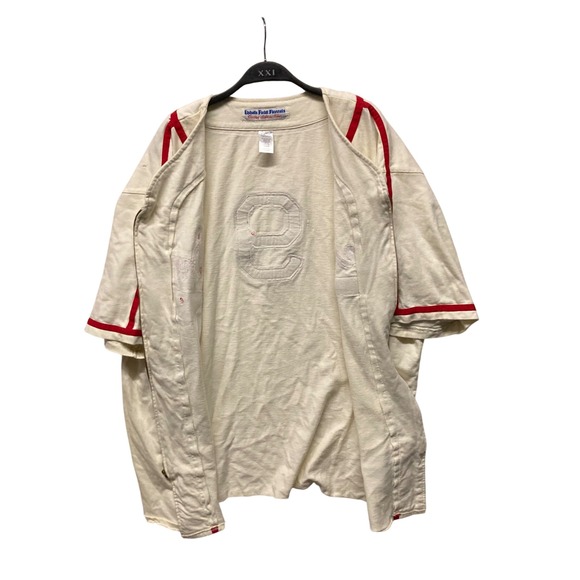 Ebbets Field Flannels Tampa Smokers 1951 Baseball Jersey Zip Up Mens 3XL Cream - Picture 2 of 8